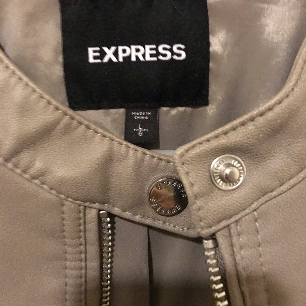 *Express* Leather Jacket - Picture 4 of 5